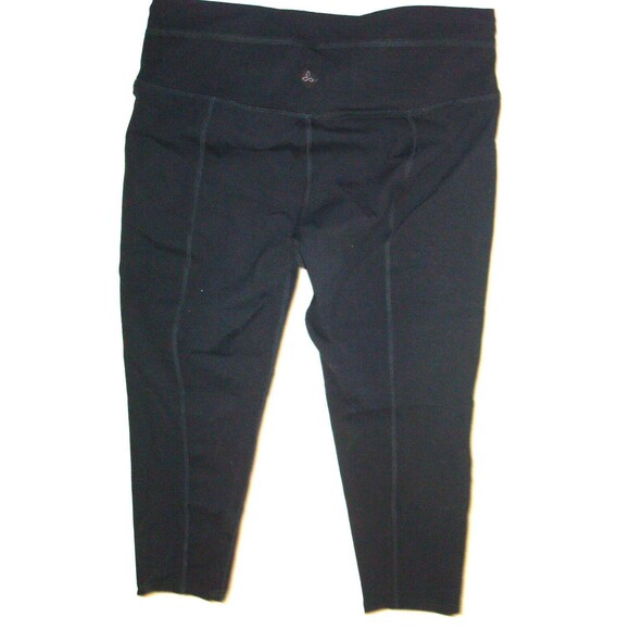 NWT New Black Prana Momento Capri Leggings Pants Womens Yoga S Gym Walk UPF 50+ - Picture 5 of 6